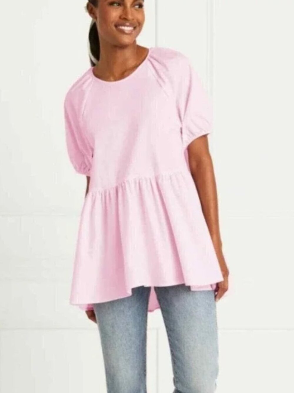 Hill House | Francesca Top | Ballerina Pink | Size L